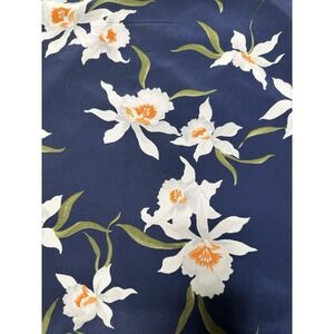 Blue Floral Racerback Medium Shift Dress Daffodils Spring Easter Dainty Cottage